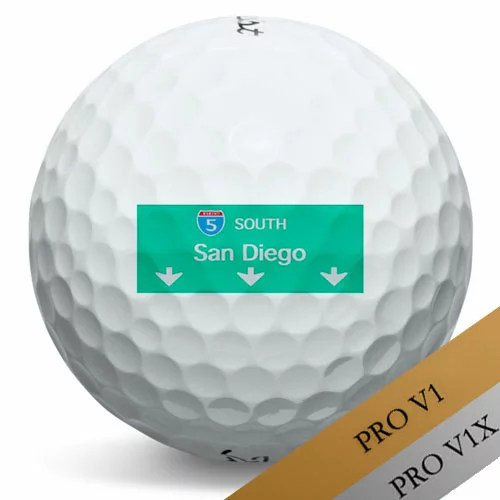 Titleist Pro V1 V1x San Diego Logo Golf Balls 3 Titleist Pro V1 V1x San Diego Logo Golf Balls