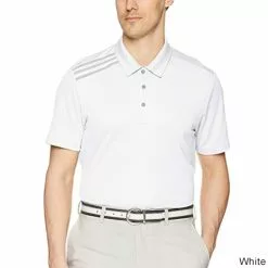 Adidas Essential 3 Stripe Polo Shirt 14 Adidas Essential 3 Stripe Polo Shirt -Fairway Golf Sales 2022 ADS0371 371e