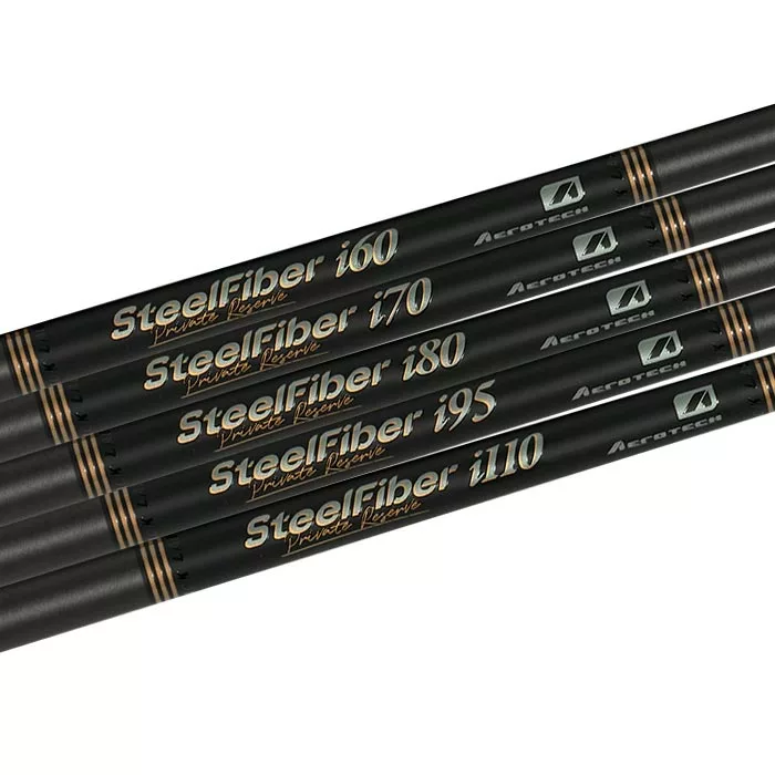 Aerotech SteelFiber Black Label Private Reserve Iron Shafts 3 Aerotech SteelFiber Black Label Private Reserve Iron Shafts