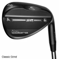 Cobra KING Black Wedge With SnakeBite Grooves -Fairway Golf Sales 2022 CBA0874b