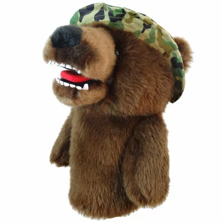 Daphne's Headcovers Daphne's Military Bear Headcover 3 Daphne's Headcovers Daphne's Military Bear Headcover