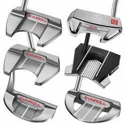 Evnroll Classic Series Mallet Silver Satin Finish Putters