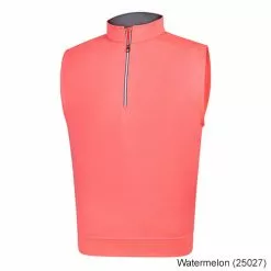 FootJoy Performance Half-Zip Jersey Vest W/Gathered Waist 15 FootJoy Performance Half-Zip Jersey Vest W/Gathered Waist -Fairway Golf Sales 2022 FTJ1019 1019e