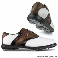 Footjoy FJ Originals Cleatd Plain Toe Twin Saddle Shoes -Fairway Golf Sales 2022 FTJ1066 1066c