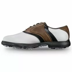 Footjoy FJ Originals Cleatd Plain Toe Twin Saddle Shoes -Fairway Golf Sales 2022 FTJ1066 1066d