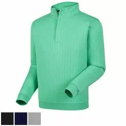FootJoy Drop Needle Half Zip Gathered Waist
