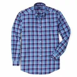 FootJoy Stretch Twill Woven Multi Large Plaid Shirt (Previous Season Style)