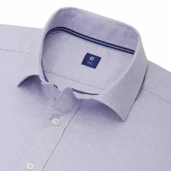 FootJoy Oxford Shirt With Overprint Shirt (Previous Season Style) -Fairway Golf Sales 2022 FTJ1274e