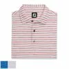 Footjoy Chalk Line Print Stretch Pique Self Collar -Fairway Golf Sales 2022 FTJ1351