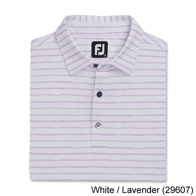 Footjoy Chalk Line Print Stretch Pique Self Collar 6 Footjoy Chalk Line Print Stretch Pique Self Collar - Image 4