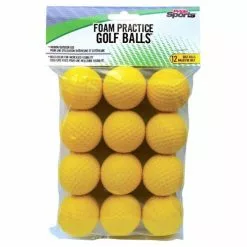 Global Tour Golf Yellow Foam Practice Balls