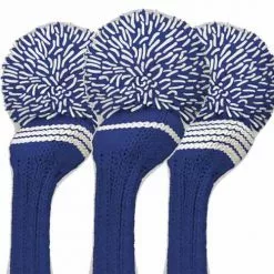 Jan Craig Royal White Stripe Headcover Set -Fairway Golf Sales 2022 JCG0003 3a