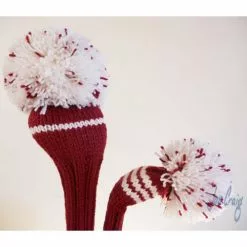 Jan Craig Red White Stripe Headcover Set