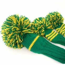 Jan Craig Green Yellow Stripe Headcover Set -Fairway Golf Sales 2022 JCG0008 8b