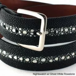 Jacob Hill Leather Rowstone Stingray 1 1/2 Leather Belts -Fairway Golf Sales 2022 JHL0003b