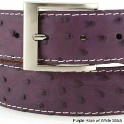 Jacob Hill Leather Ostrich 1 1/2 Leather Belts -Fairway Golf Sales 2022 JHL0005b