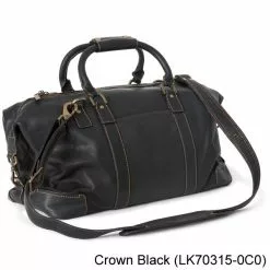 Links & Kings Crown Collection Highlander Leather Duffel -Fairway Golf Sales 2022 LIK0005b