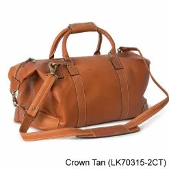 Links & Kings Crown Collection Highlander Leather Duffel -Fairway Golf Sales 2022 LIK0005c