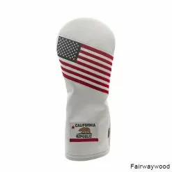 Other California Flag Ultra Leather Headcover -Fairway Golf Sales 2022 MIC1005 1005b