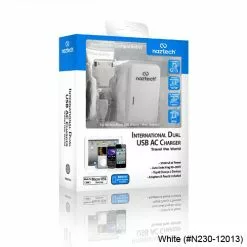 Naztech International Dual USB AC Chargers 3.1A -Fairway Golf Sales 2022 NAZ0015 15e