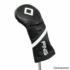 Ping Black Leather Headcover -Fairway Golf Sales 2022 PNG0584 584b