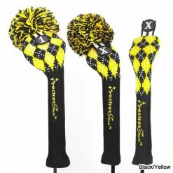 RocketTour Argyle Pom Pom Headcover -Fairway Golf Sales 2022 ROC0008 8c