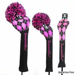 RocketTour Argyle Pom Pom Headcover -Fairway Golf Sales 2022 ROC0008 8e