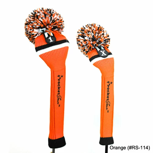 RocketTour Victory Stripe Knit Pom Pom Headcover 4 RocketTour Victory Stripe Knit Pom Pom Headcover - Image 2