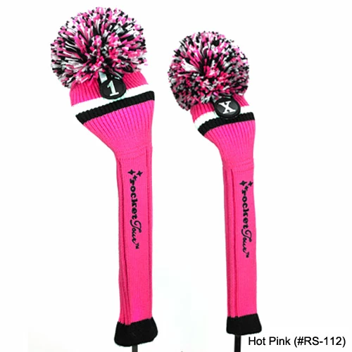 RocketTour Victory Stripe Knit Pom Pom Headcover 5 RocketTour Victory Stripe Knit Pom Pom Headcover - Image 3