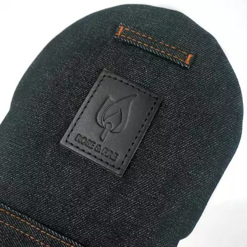 Rose & Fire Black Raw Denim Headcover Set 6 Rose & Fire Black Raw Denim Headcover Set - Image 4