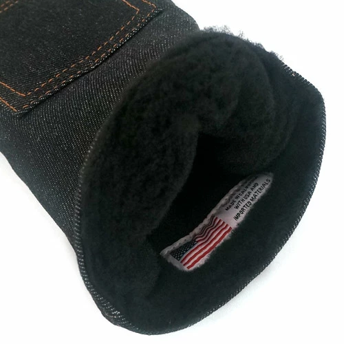 Rose & Fire Black Raw Denim Headcover Set 7 Rose & Fire Black Raw Denim Headcover Set - Image 5