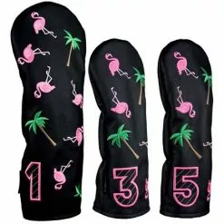 Rose & Fire Flamingo Premium USA Leather Headcover