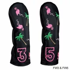 Rose & Fire Flamingo Premium USA Leather Headcover -Fairway Golf Sales 2022 RSF0050 50b