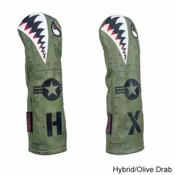 Rose & Fire Bomber/Warhawk Premium USA Leather Headcover -Fairway Golf Sales 2022 RSF0054h