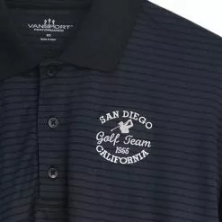 San Diego Gifts San Diego Gift Stripe Polo Shirts (#2727) -Fairway Golf Sales 2022 SAG0027f