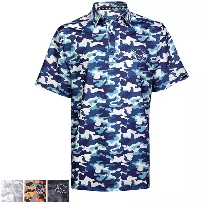 TattooGolf Tattoo Golf Camo Cool-Stretch Golf Shirt 3 TattooGolf Tattoo Golf Camo Cool-Stretch Golf Shirt