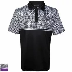 TattooGolf Tattoo Golf Houndstooth Cool-Stretch Golf Shirt