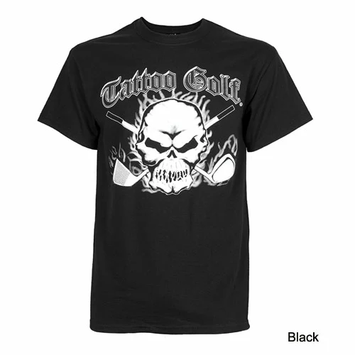 TattooGolf Tattoo Golf Skull Ll T Shirts (#T010) 4 TattooGolf Tattoo Golf Skull Ll T Shirts (#T010) - Image 2