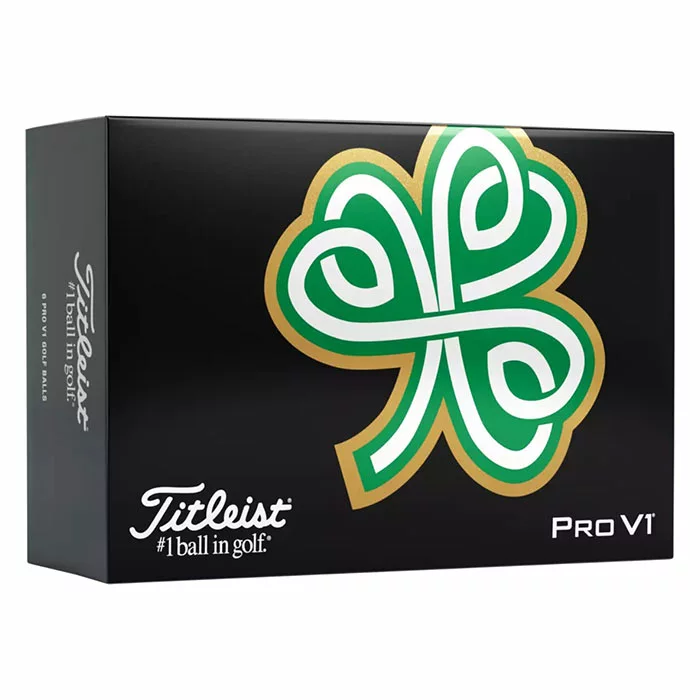 Titleist Pro V1 Shamrock Golf Balls 3 Titleist Pro V1 Shamrock Golf Balls