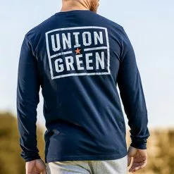 Union Green Double Hit Grit Long Sleeve T-Shirt 11 Union Green Double Hit Grit Long Sleeve T-Shirt -Fairway Golf Sales 2022 UNG0005b